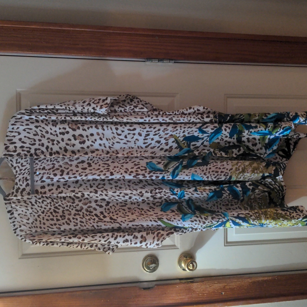 Chico's Animal Print Ruana
